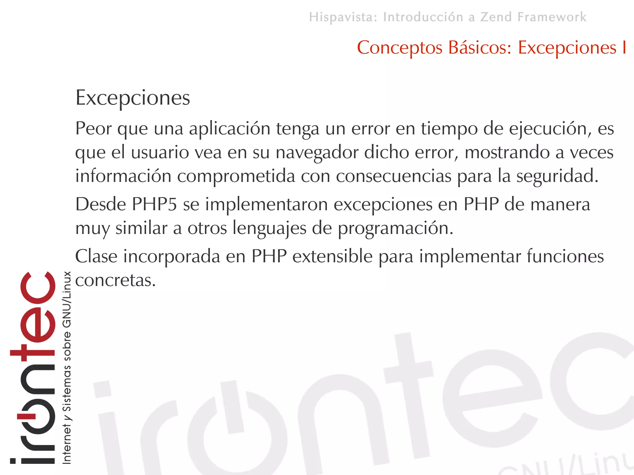 Introducción a Zend Framework