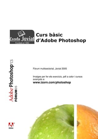 Fòrum multisectorial, Joviat 2005


Imatges per fer els exercicis, pdf a color i cursos
avançats a:
www.izorn.com/photoshop




                                                      1
 