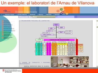 Un exemple: el laboratori de l’Arnau de Vilanova 