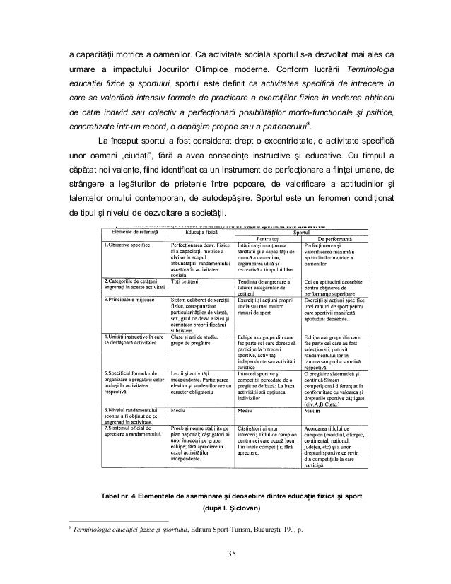 Educatie Fizica Si Sport Teorie Si Metodica Note De Curs
