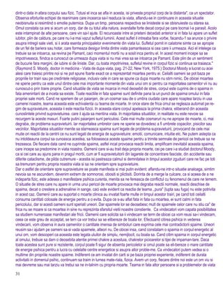 dintr-o data in afara corpului sau fizic. Totusi el inca se afla in acesta, isi priveste propriul corp de la distanta", ca un spectator.
Observa eforlurile echipei de reanirnare care incearca sa-l readuca la viata, aflandu-se in continuare in aceasta situatie
neobisnuita si resimtind o emotie puternica. Dupa un timp, persoana respectiva se linisteste si se obisnuieste cu starea sa.
Omul constata ca are si acum un corp, dar de cu totul alta natura, avandalte forte decat corpul pe care tocmai l-a parasit. Acolo
este intampinat de alte persoane, care vin sa-l ajute. El recunoaste intre ei prieteni decedati anterior si in fata lui apare un suflet
iubitor, plin de caldura, pe care nu l-a mai vazut sufletul luminii. Acest suflet il intreaba fara vorbe, facandu-1 sa arunce o privire
asupra intregii sale vieti, si ii arata esenta principalelor evenimente din viata lui. Sufletul pornit in calatorie simte ca se apropie
de un fel de bariera sau hotar, care formeaza desigur limita dintre viata pamanteasca si cea care ii urmeaza. Aici el intelege ca
trebuie sa se intoarca, sa revina pe Pamant, caci momentul mortii nu a sosit inca pentru el. In acest moment incepe sa se
impotriveasca, fiindca a cunoscut ce urmeaza dupa viata si nu mai vrea sa se intoarca pe Pamant. Este plin de un sentiment
de bucurie fara margini, de iubire si de liniste. Dar, cu toata impotrivirea, sufletul revine in corpul fizic si continua sa traiasca."
(Raymond S. Moody, doctor in medicina - Viata de dupa viata, pag. 21-22, New York, 1975.) Doctorul Moody a lucrat cu acei
alesi care traiesc printre noi si ne pot spune foarte exact ce a reprezentat moartea pentru ei. Ceilalti oameni se pot baza pe
propriile lor trairi sau pe credintele religioase, inclusiv cele in care se spune ca dupa moarte nu stim nimic. De obicei moartea
ne sperie pentru ca este unul dintre cele mai importante momente din viata unui om si pentru ca majoritatea oamenilor vii nu au
cunoscut-o prin traire proprie. Cand situatiile de viata se incarca in mod deosebit de stres, corpul este cuprins de o spaima in
fata amenintarii de a inceta sa existe. Toate reactiile in fata spaimei sunt definite pana la un punct de spaima omului in fata
propriei sale morti. Cand ne speriem de un paianjen, de un cosmar sau de o umbra ciudata care apare noaptea tarziu in usa
camerei noastre, teama aceasta este echivalenta cu teama de moarte. In orice stare de frica omul se regleaza automat pe re-
gim de supravieluire, aceasta ii este reactia fizicii. In aceasta stare corpul apeleaza la prima chakra, eliberand din aceasta
cunoslintele privind supravietuirea. care il ajuta sa mentina viata. In majoritatea situatiilor, in realitate nu este nevoie sa
recurgem la aceste masuri. Foarte putini paianjeni sunt periculosi. Cele mai multe cosmaruri nu ne apropie de moarte, ci, mai
degraba, de problema supravietuirii. lar majoritatea umbrelor care ne sperie se dovedesc a fi umbrele copacilor, pisicilor sau
vecinilor. Majoritatea situatiilor menite sa starneasca spaima sunt legate de problema supravietuirii, provocand de cele mai
muite ori reactii de la centrii ce nu sunt legati de energia de supravietuire: emotii, comunicare, intuitie etc. Ne putem astepta ca
nu intotdeauna corpul sa cunoasca acestea, sa foloseasca aceste spaime pentru a trimite semnale de pericol ce trebuie sa ne
trezeasca. De fiecare data cand ne cuprinde spaima, astfel incat provoaca reactii limita, amplificam inevitabil aceasta spaima,
care incepe sa predomine in viata noastra. Oamenii care si-au trait deja propria moarte, cei pe care i-a studiat doctorul Moody,
ca si cei care au ajuns pana in pragul mortii, cum ar fi supravietuitorii din lagarele de concentrare fasciste, din accidente sau
diferite cataclisme, de pilda cutremure - acestia isi pastreaza calmul si demnitatea in timpul acestor zguduiri care ne fac pe toti
sa tremuram pentru propria noastra viata si sa ne orientam spre supravietuire.
Dar o astfel de orientare spre supravietuire se poate manifesta si mai putin evident: aflandu-ne intr-o situatie analoaga, simtim
nevoia sa ne ascundem, devenim extrem de somnorosi, obositi si plictisiti. Dorinta de a merge la culcare, ca si aceea de a ne
indeparta fizic, este adesea o manifestare psihica curenta, menita sa ne fereasca de conflictul cu fenomenul de care ne temem.
O situatie de stres care nu apare in urma unui pericol de moarte provoaca mai degraba reactii normale, reactii deschise de
spaima, decat o crestere a adrenalinei in sange, caci este evident ca reactia de teama ,,pura" (lupta sau fuga) nu este potrivita
in acest caz. Oamenii care au suportat o moarte clinica au invatat foarte multe in timpul acestor trairi, pe cand toti ceilalti
consuma cantitati colosale de energie pentru a o evita. Dupa ce s-au aflat fata in fata cu moartea, ei sunt calmi in fata
pericolului, dar si acesti oameni sunt speriati uneori. Dar spaimele lor se deosebesc mult de spaimele celor care nu stiu ca" de
frica nu se moare si ca moartea in sine nu reprezinta sfarsitul vietii noastre constiente. Ca vindecatori vom capata posibilitatea
sa studiem numeroase manifestari ale fricii. Oamenii care solicita sa ii vindecam se term de obicei ca vom reusi sa-i vindecam,
ceea ce este greu de acceptat, se tern ca vor trebui sa se elibereze de boala lor. Efectuand citirea psihica in vederea
vindecarii, vom observa in aura oamenilor o cantitate imensa de simboluri care exprima cele mai contradictorii spaime. Uneori
reusim sa-i ajutam pe oameni sa-si vada spaimele, alteori nu. De obicei insa, cand constatam o spaima in corpul energetic al
unui om, vom descoperi ca aceasta este legata uluitor de simplu, nemijlocit, cu boala sa. Cand citim spaima in corpul energetic
al omului, trebuie sa dam o deosebita atentie primei chakre a acestuia, chakrelor picioarelor si tijei de impaman-tare. Daca
toate acestea sunt pure si rezistente, corpul poate fi sigur de absenta pericolelor si omul poate sa eli-bereze o mare cantitate
de energie psihica pentru a lucra cu celelalte centre energetice si asupra allor proble-me. Ca vindecatori putem vedea si o
multime din propriile noastre spaime. Indiferent ce am invatat din carti si pe baza propriei experiente, indiferent de durata
activitatii in domeniul psihic, continuam sa traim in lumea mate-riala, fizica. Avem un corp, fiecare dintre noi este un om viu si
mai devreme sau mai tarziu va trebui sa ne in-talnim cu propria moarte. Teama in fata altor persoane si a problemelor de viata
31
 