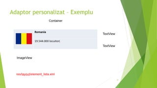 Adaptor personalizat – Exemplu
24
 