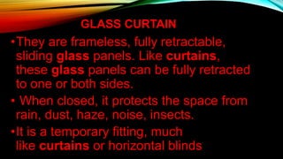 Retracted Panel Curtains | PPTX