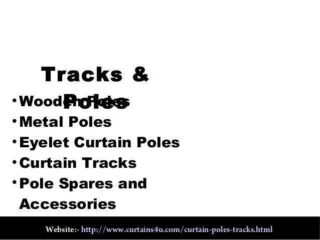 Curtain Tracks And Poles
