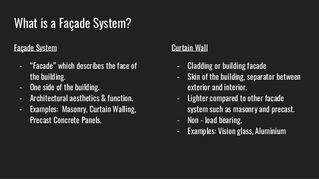 curtain wall presentation slides