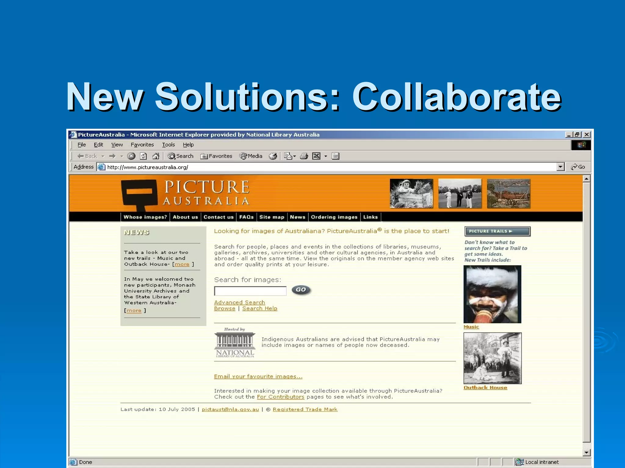 New Solutions: Collaborate 