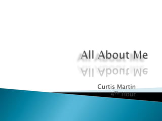 All About Me Curtis Martin 4Th Hour 