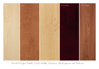 Maple            Cherry              Ash                Stained mahogany   Natural mahogany




        Available for Bronte, Keats, Milton, Lawrence, Shakespeare and Tolkien
 