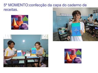 5º MOMENTO:confecção da capa do caderno de
receitas.
 