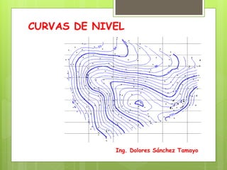 CURVAS DE NIVEL
Ing. Dolores Sánchez Tamayo
 