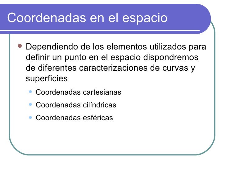 Curvas Y Superficies En El Espacio