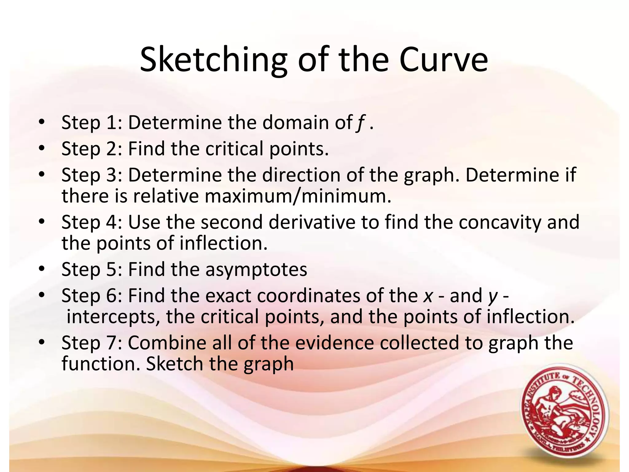 Curve sketching | PPTX | Drawing and Sketching | Arts and Crafts