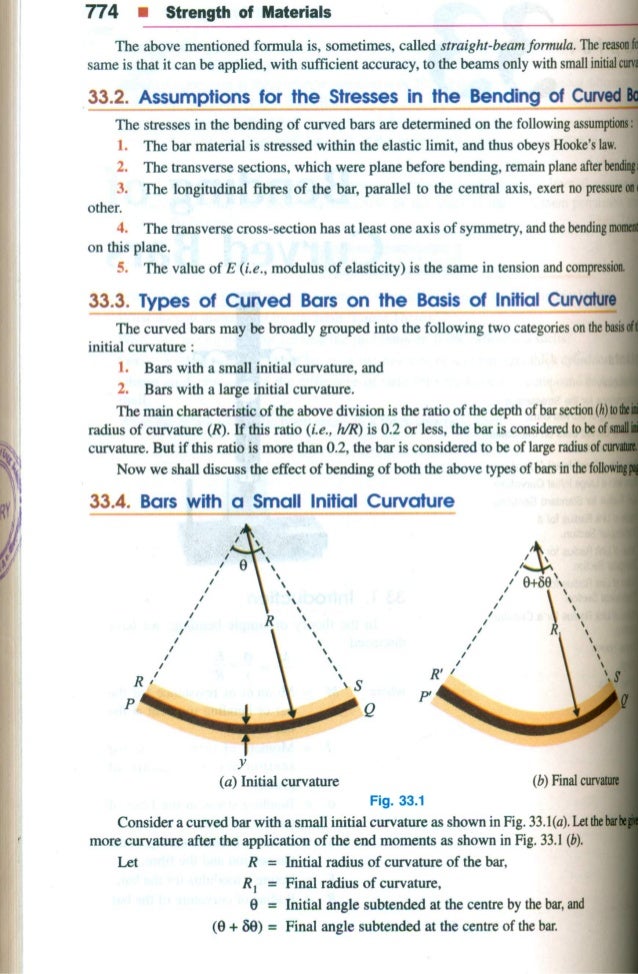 Curved beams