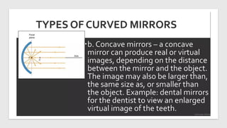 CURVED MIRRORS FOR GRADE 10 SCIENCE TOPIC | PDF