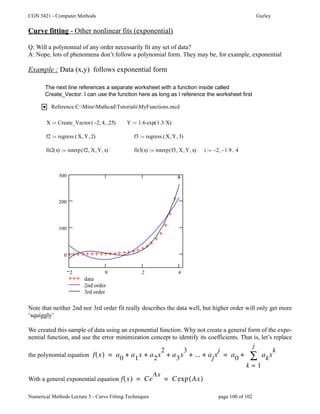 Curvefitting | PDF