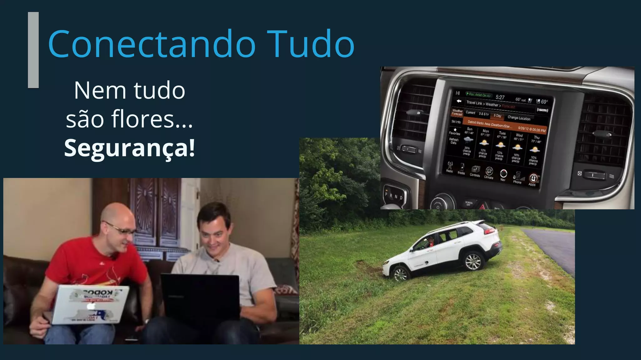 Conectando Tudo
Nem tudo
são flores...
Segurança!
 