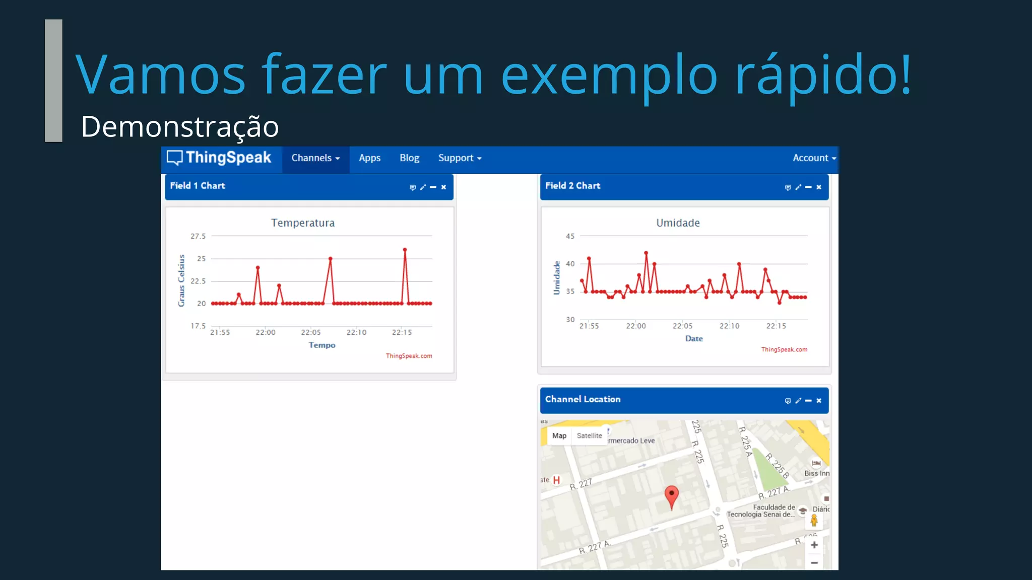 Vamos fazer um exemplo rápido!
Demonstração
 