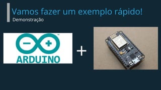 Vamos fazer um exemplo rápido!
Demonstração
 