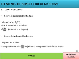 curves needed in surveying and levelling | PPTX