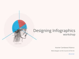 Designing Infographics
workshop
Vosnier Cambeses Polanco
Web designer at the Council of the EU
@vosnier
 