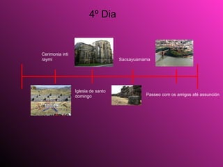 4º Dia Cerimonia inti raymi Iglesia de santo domingo   Sacsayuamama Passeo com os amigos até assunción 