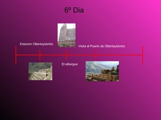 6º Dia Estacion Ollantaytambo El albergue Visita al Puerto de Ollantaytambo   