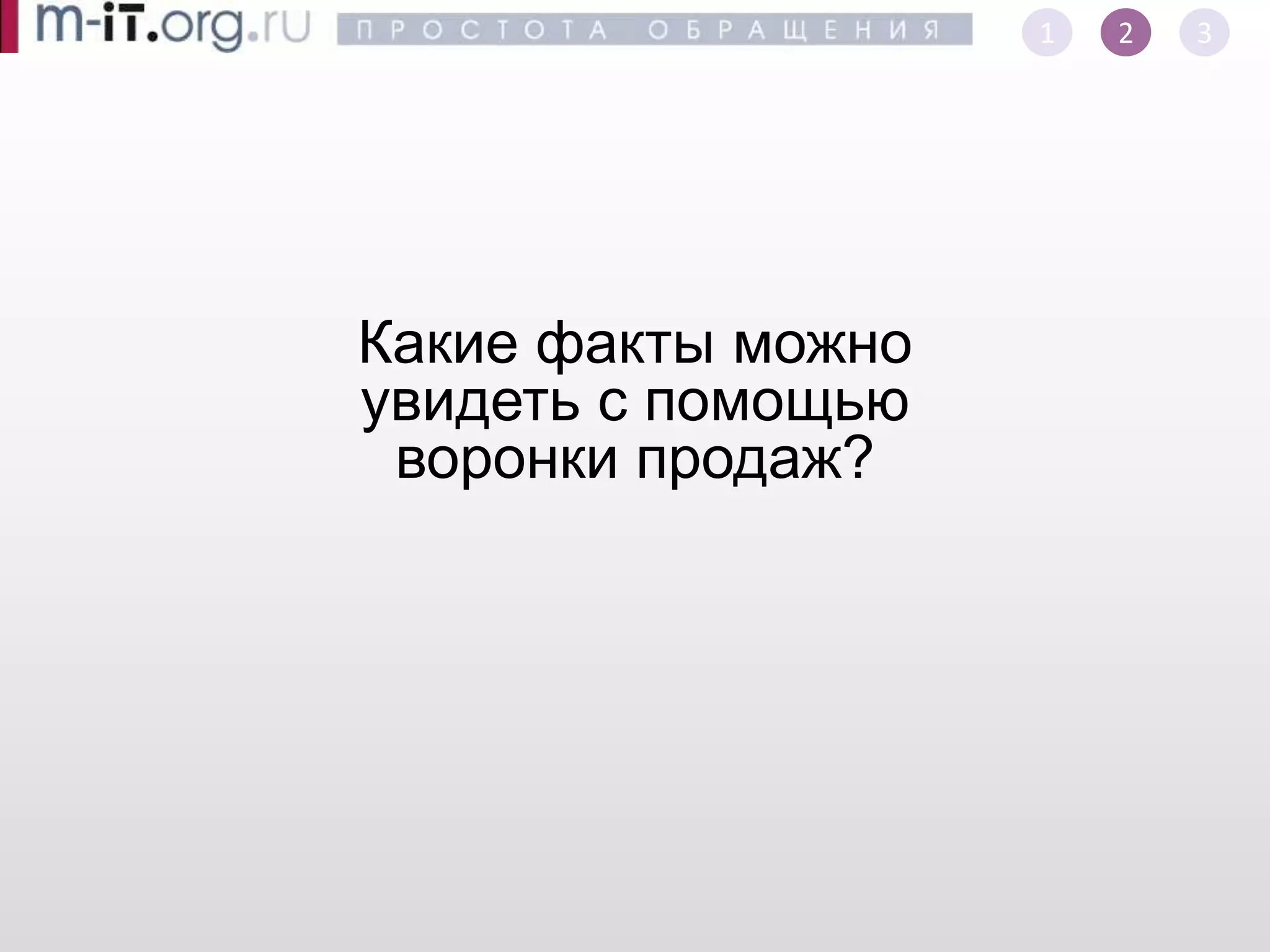 Эффективные продажи -- Воронка продаж