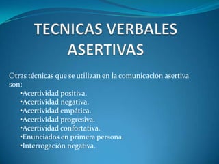 comunicacion asertiva