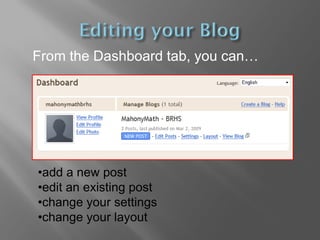 Weblogs in the Classroom