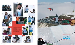 01




                       02

                                                                           04




                                               03




                            01 - JACK MITRANI SI COMPLIMENTA CON
                            SHAUN WHITE
                            02 - I FRATELLI MITRANI CERCANO DI CON-
          05                SOLARE KEIR DILLON
                            03 - PICCOLI FAN DI LUKE MITRANI
                            04 - LUKE MITRANI E UNO SCONSOLATO
                            LOUIE VITO APPENA CADUTO DOPO IL SUO
                            FANTASTICO FS10
                            05 - LA VINCITRICE DELLO SLOPESTYLE
                            JAMIE ANDERSON ABBRACCIA LUKE
                            06 - “FRENDS”: MASON E LUKE
                            07 - BROTHERS: LUKE E JACK




                                                                                CHAS GULDEMOND IN BS 9 MELON SI CLAS-
                                                                                SIFICA SOLO ALL’UNDICESIMO POSTO
                                                                                DELLO SLOPESTYLE.



          06                                                          07        BACK-TO-BACK
                                                                                DOUBLE
                                                                                SHAUN
                                                                                BNZO 09



118   SNOWBOARDMAG 7                                                                                               7 SNOWBOARDMAG   119
 