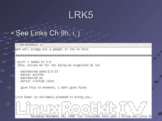 LRK5 See Links Ch 9h, i, j 