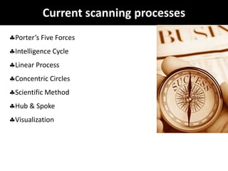 It provides a base of objective qualitative information about the environment that strategists can utilize.