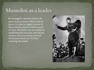 Benito Mussolini