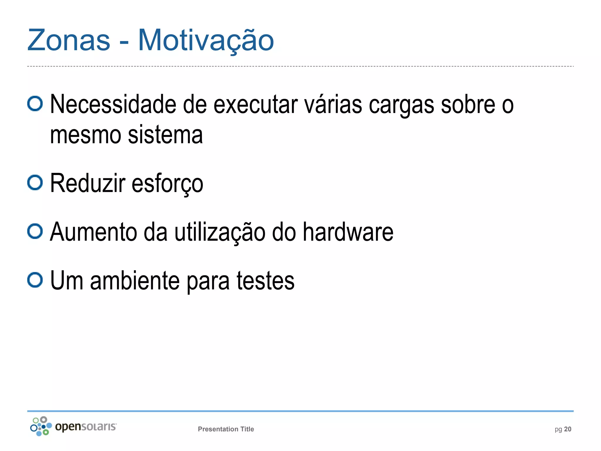 Introdução ao OpenSolaris