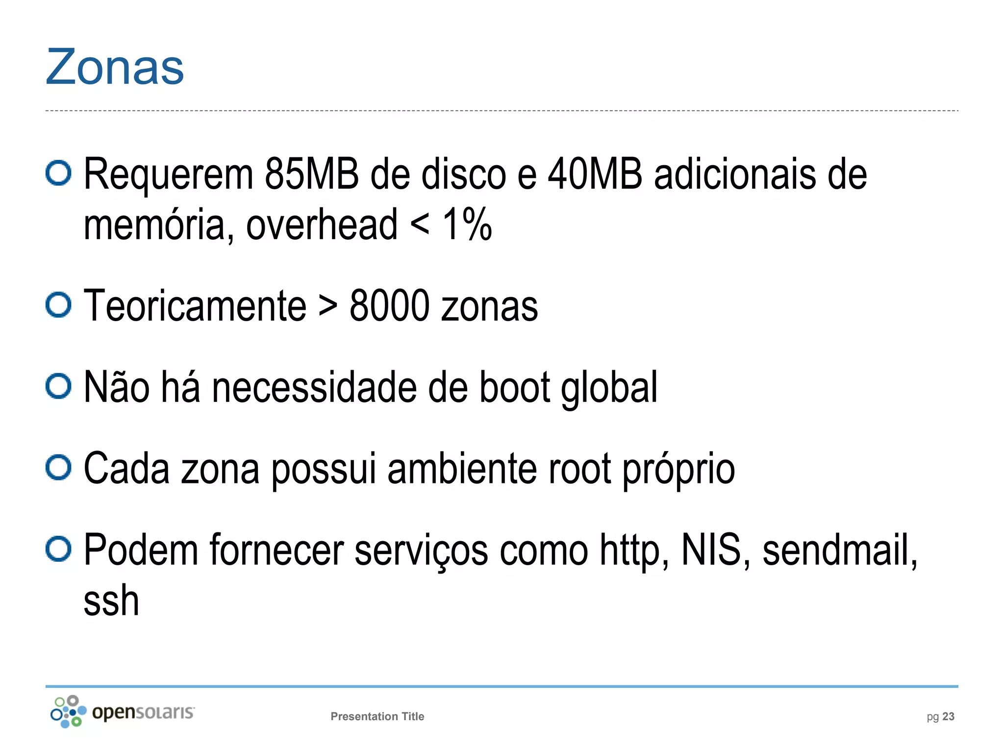 Introdução ao OpenSolaris