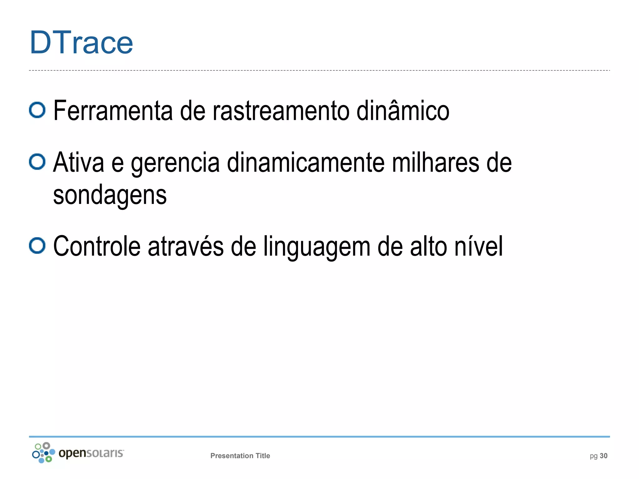 Introdução ao OpenSolaris