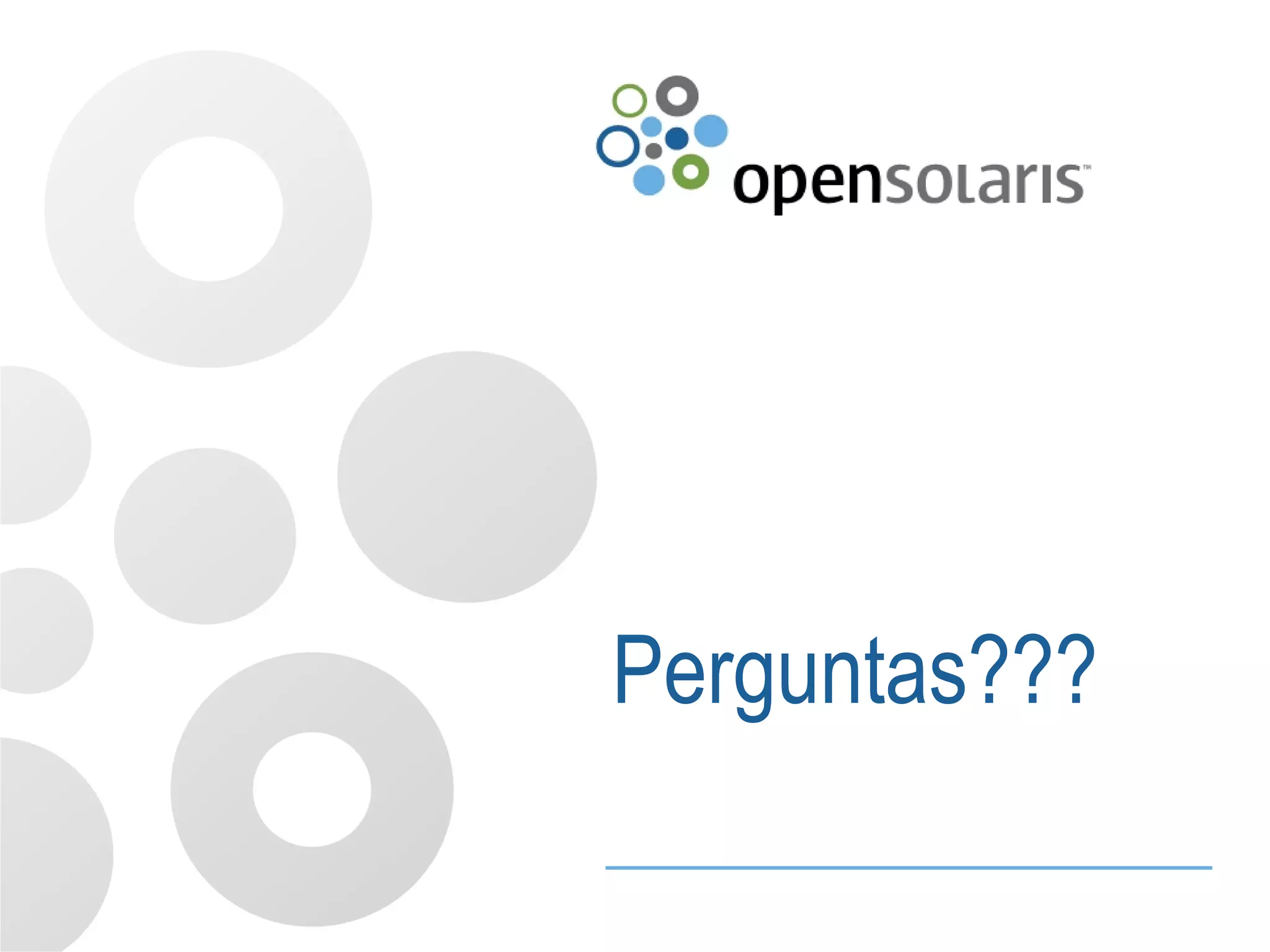 Introdução ao OpenSolaris