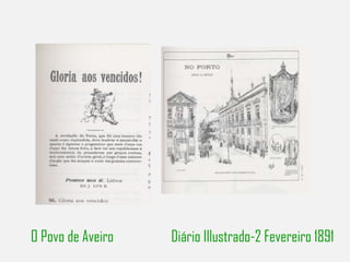 O Povo de Aveiro  Diário Illustrado-2 Fevereiro 1891 