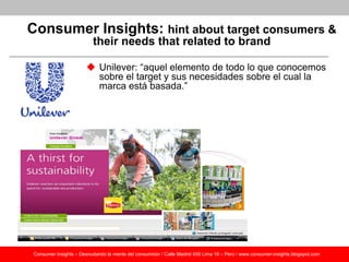 Ejemplos de Consumer Insights: ¿Qué compañías globales usan más los consumer insights?