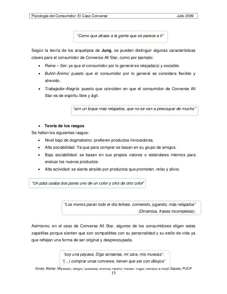 caracteristicas de converse