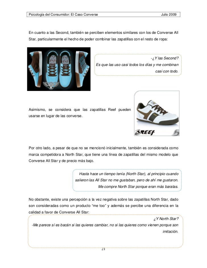 caracteristicas de converse