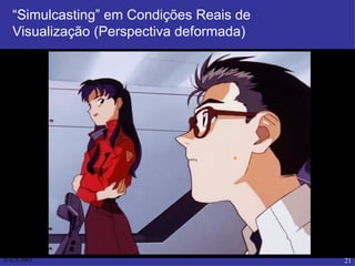 “ Simulcasting” em Condições Reais de Visualização (Perspectiva deformada) 