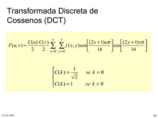 Transformada Discreta de  Cossenos (DCT) 