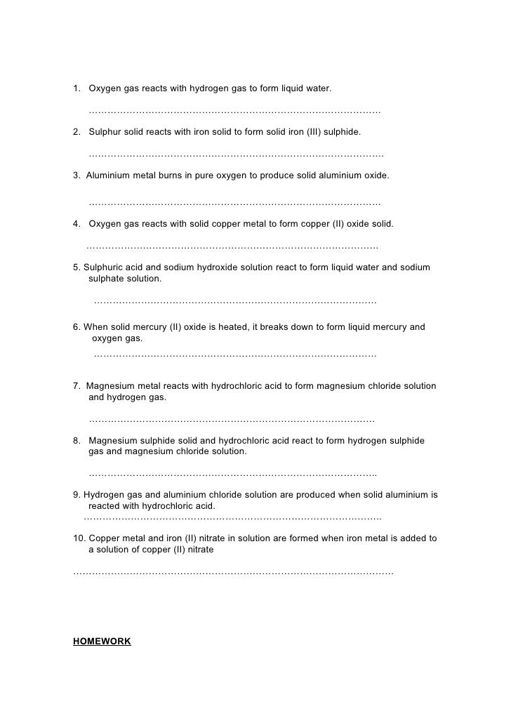 topic 4 chemical reactions activities solid iron iii oxide reacts with hydrogen gas to form solid iron and liquid water