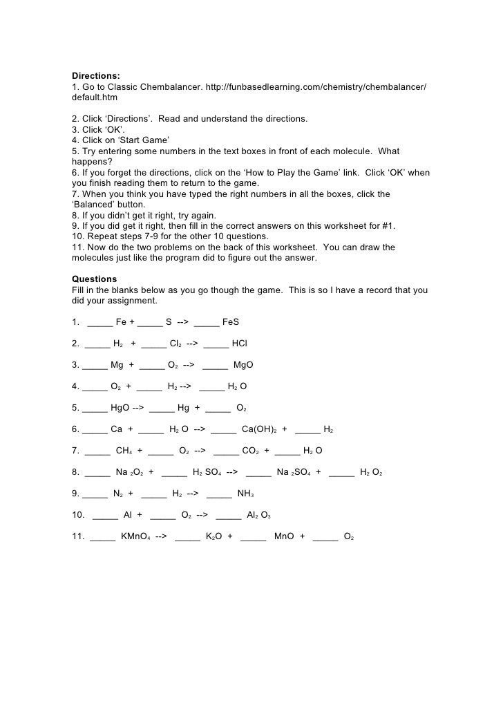 TOPIC 4. CHEMICAL REACTIONS -ACTIVITIES