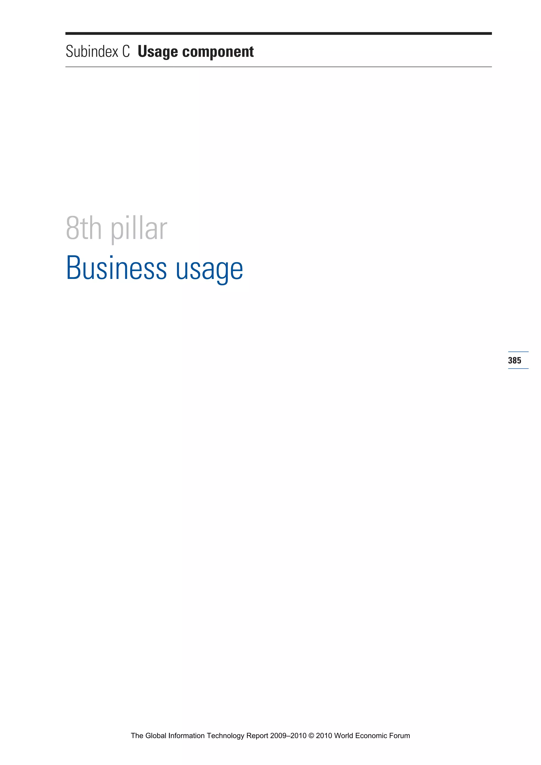 The Global Information Technology Report 2009-2010