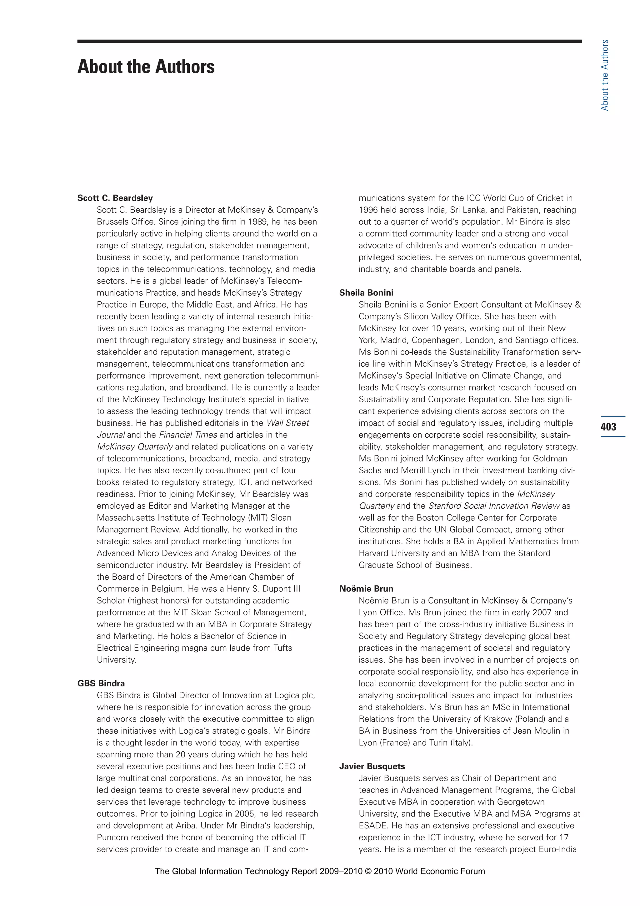 The Global Information Technology Report 2009-2010