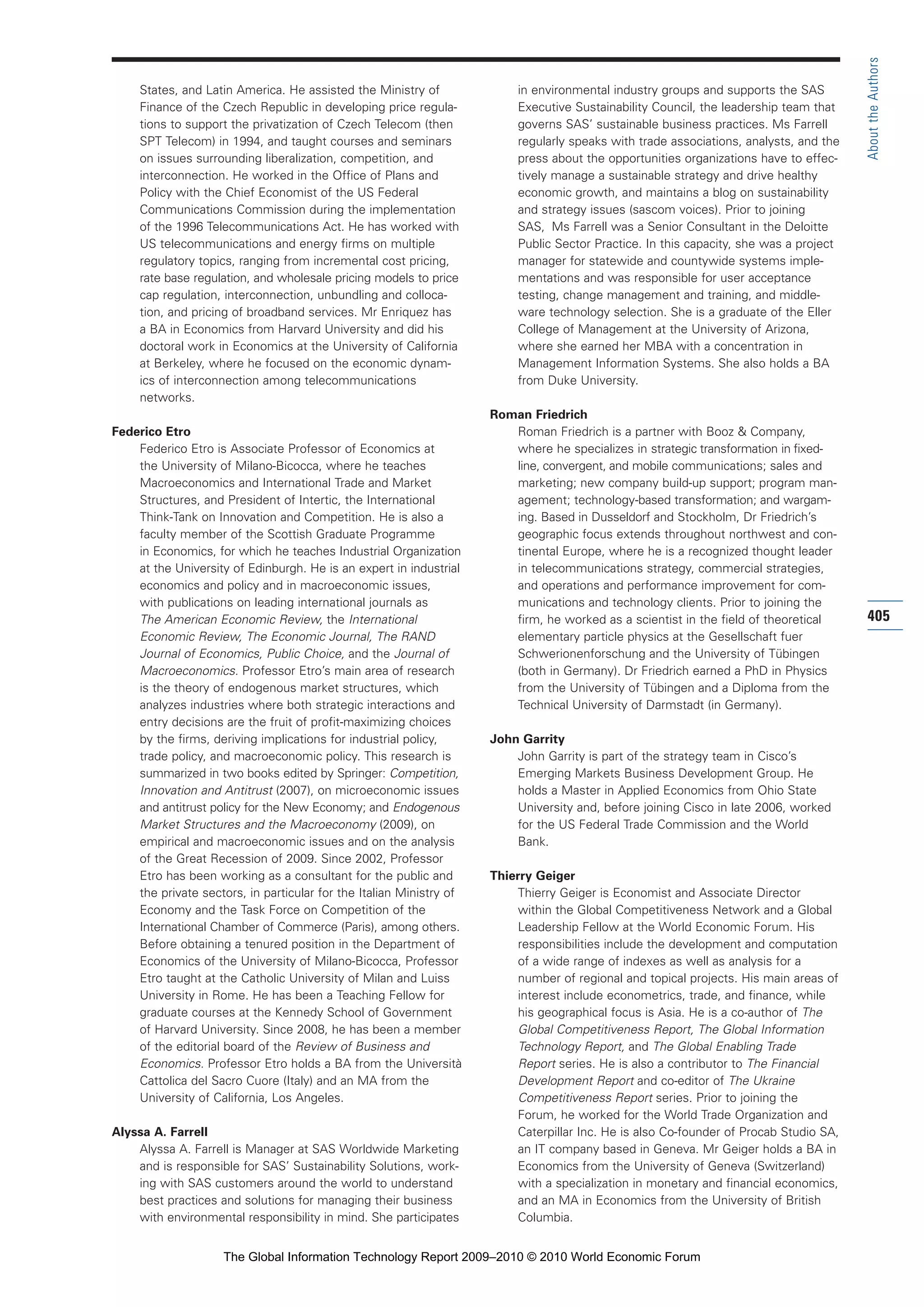 The Global Information Technology Report 2009-2010