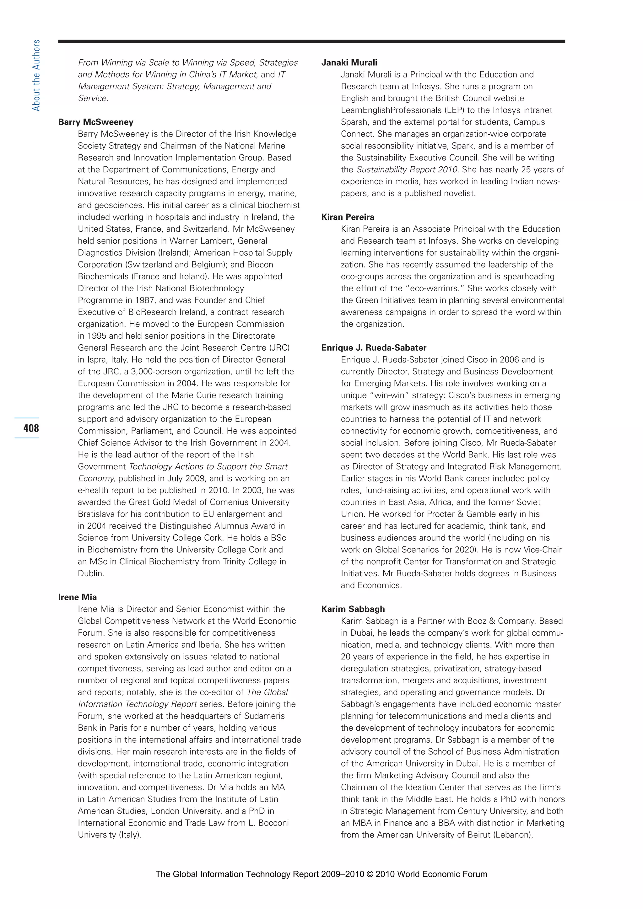 The Global Information Technology Report 2009-2010