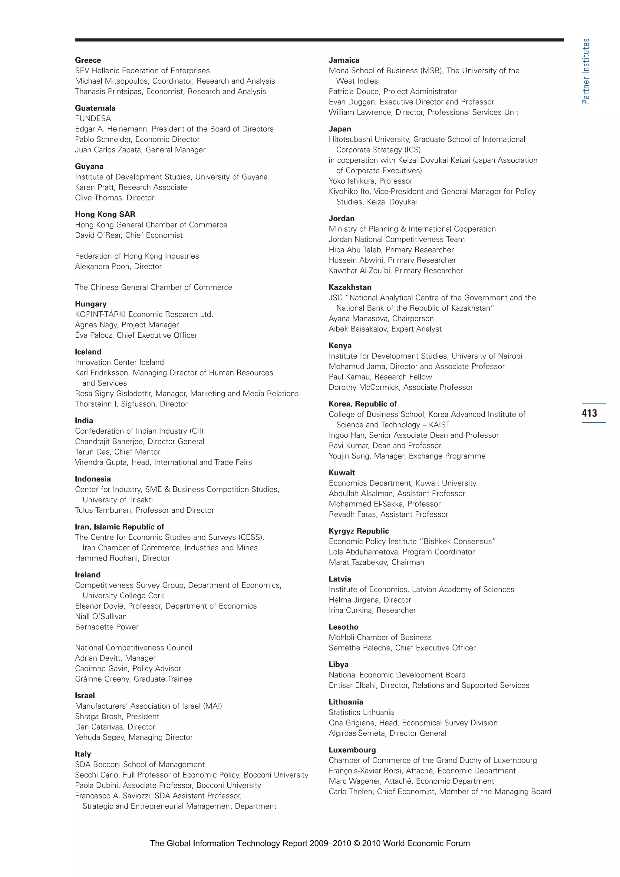 The Global Information Technology Report 2009-2010